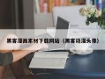 开封黑客漫画素材下载网站（黑客动漫头像）